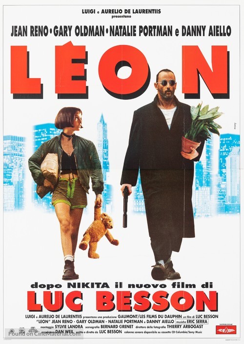 L&eacute;on: The Professional - Italian Movie Poster