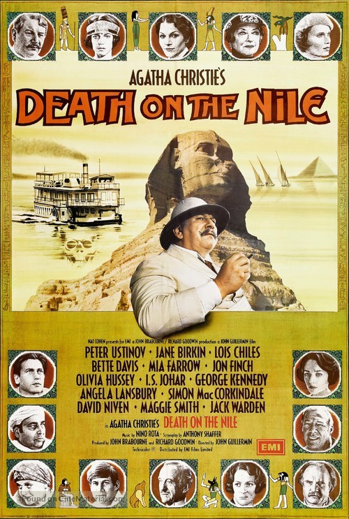 Death on the Nile - British Movie Poster