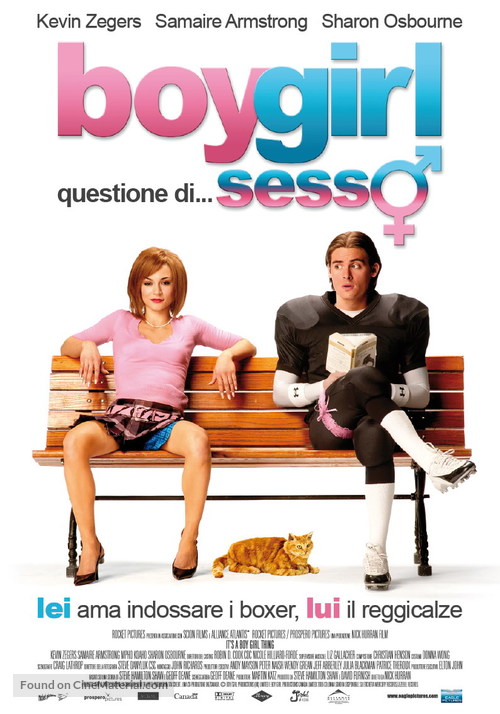 It&#039;s a Boy Girl Thing - Italian Movie Poster