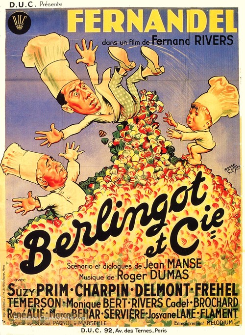 Berlingot et compagnie - French Movie Poster