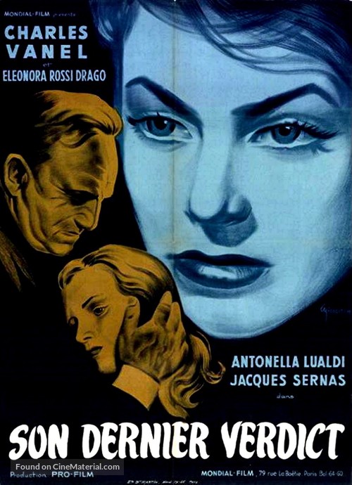 L&#039;ultima sentenza - French Movie Poster