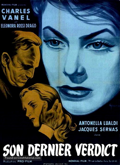 L&#039;ultima sentenza - French Movie Poster