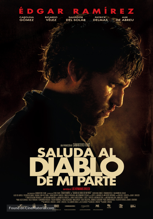 Saluda al diablo de mi parte - Colombian Movie Poster