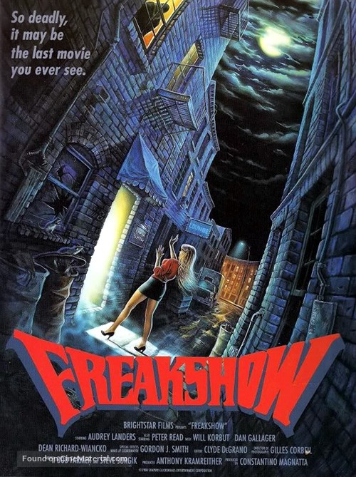 Freakshow - Canadian Movie Poster
