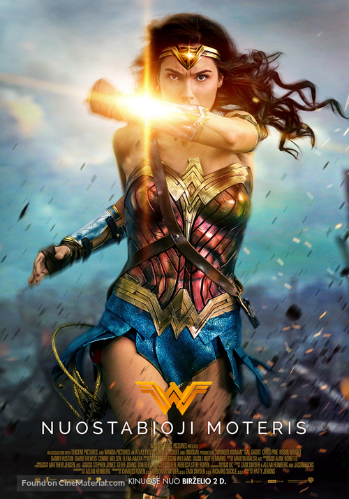 Wonder Woman - Lithuanian Movie Poster