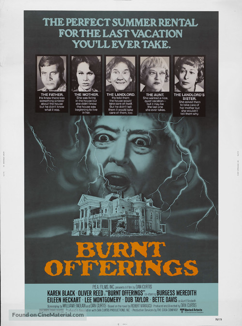 Burnt Offerings - Movie Poster