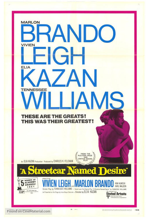 A Streetcar Named Desire - Movie Poster