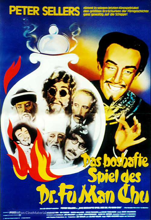 The Fiendish Plot of Dr. Fu Manchu - German Movie Poster