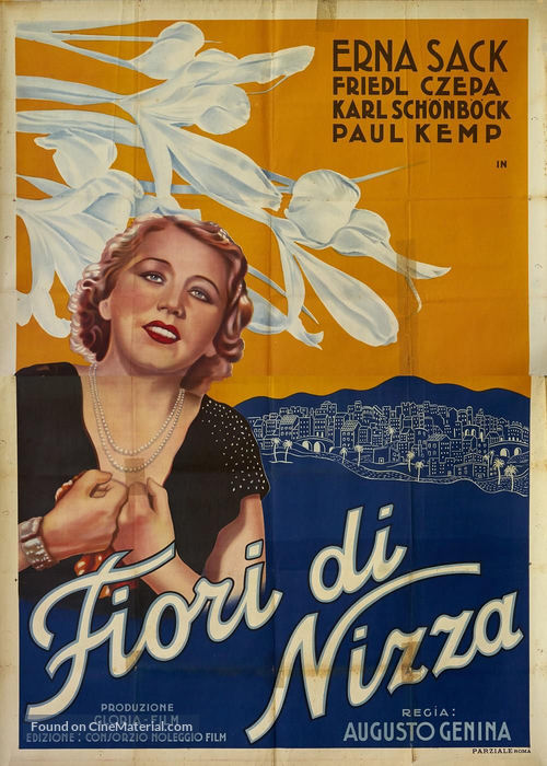 Blumen aus Nizza - Italian Movie Poster
