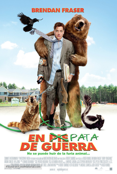 Furry Vengeance - Spanish Movie Poster