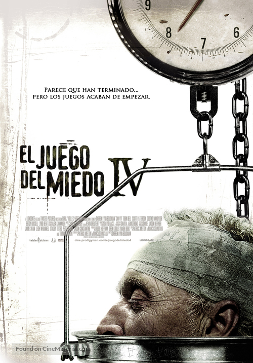 Saw IV - Chilean Movie Poster