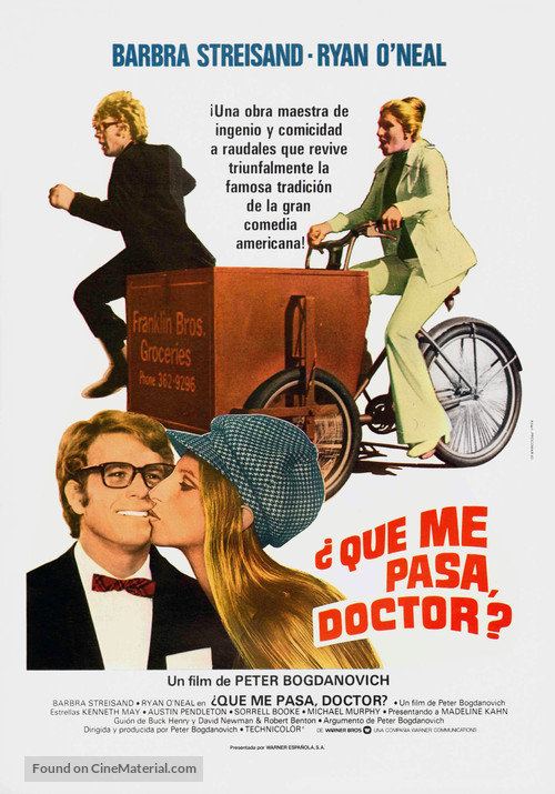 What&#039;s Up, Doc? - Spanish Movie Poster