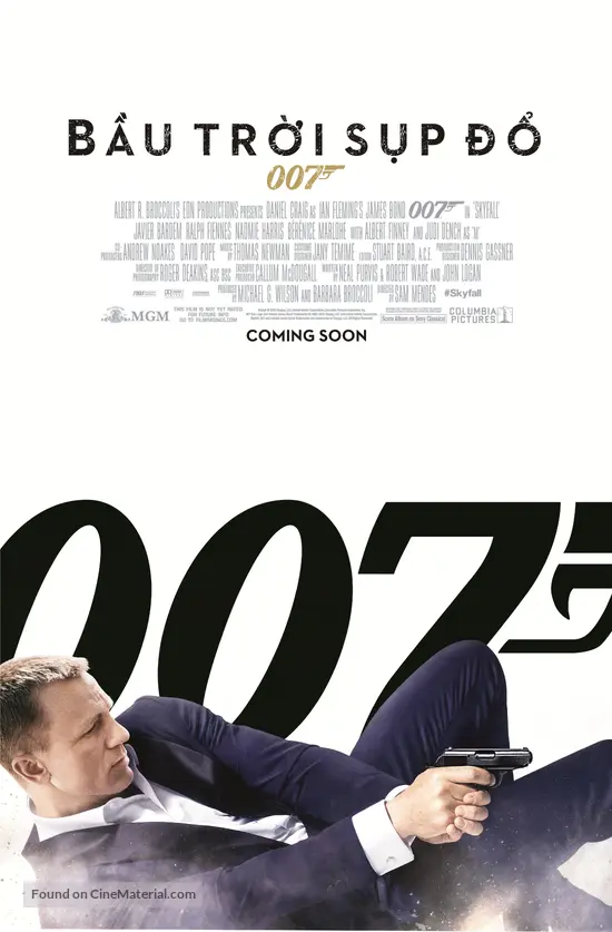 Skyfall - Vietnamese Movie Poster