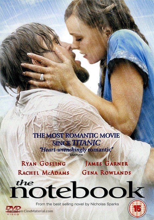 The Notebook - British DVD movie cover