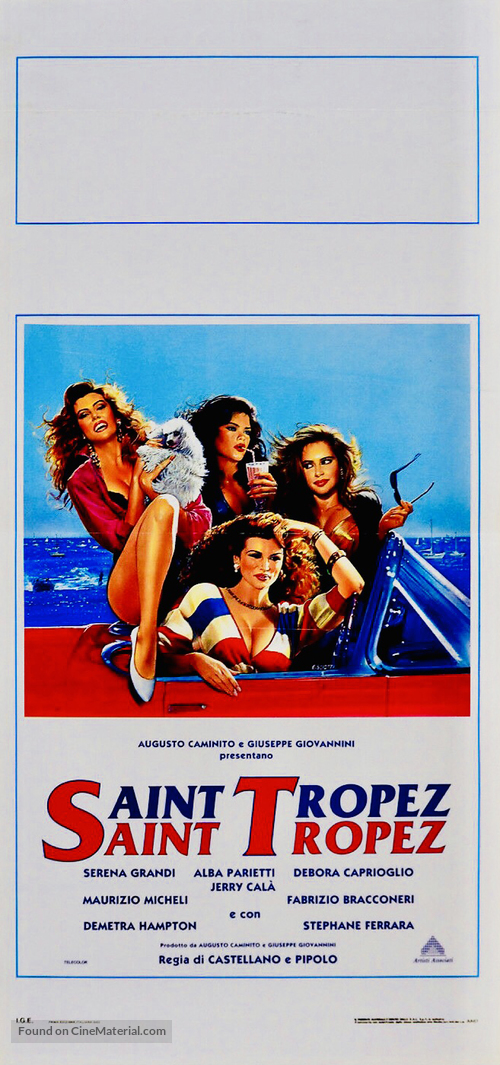 Saint Tropez, Saint Tropez - Italian Movie Poster