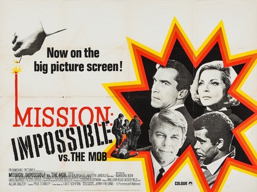 Mission Impossible Versus the Mob - British Movie Poster