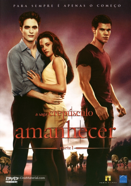 The Twilight Saga: Breaking Dawn - Part 1 - Brazilian DVD movie cover