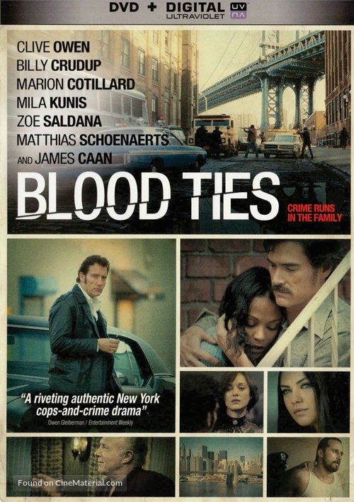 Blood Ties - DVD movie cover