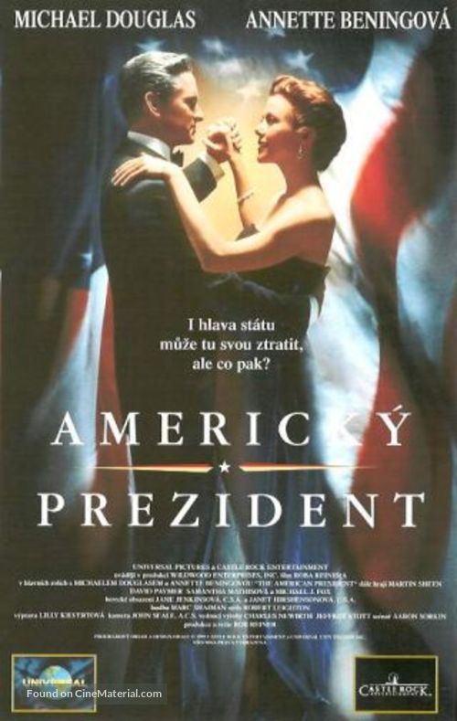 The American President - Czech VHS movie cover