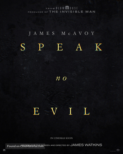 Speak No Evil - Irish Movie Poster