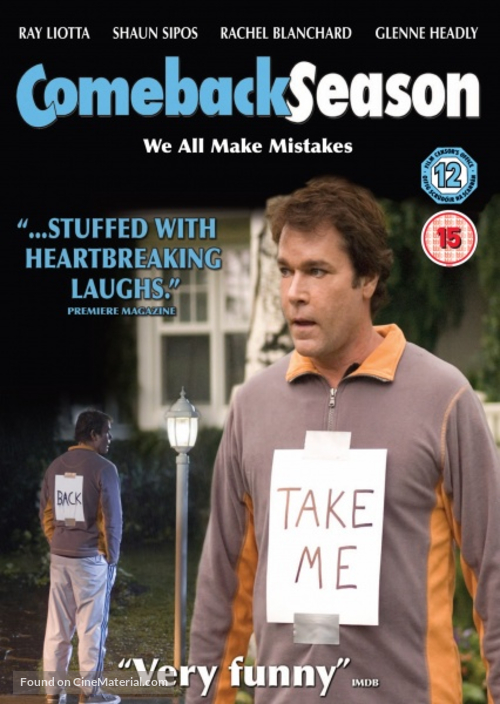 Comeback Season - British DVD movie cover