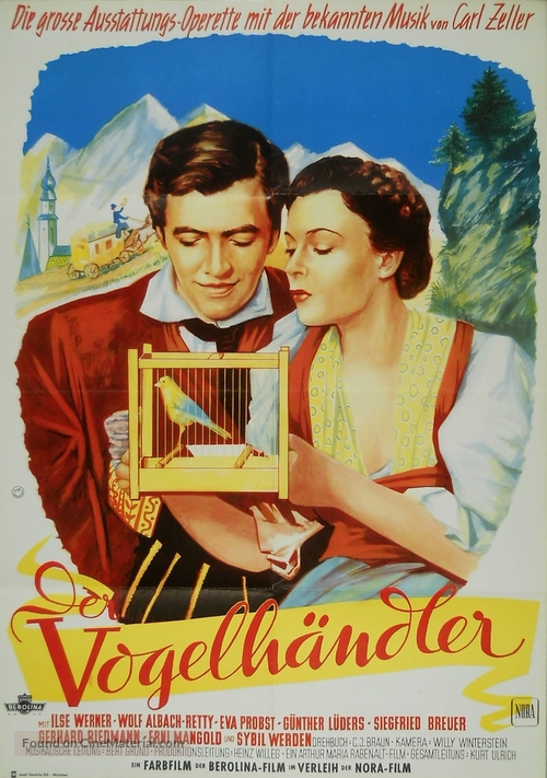 Der Vogelh&auml;ndler - German Movie Poster