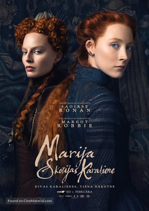 Mary Queen of Scots - Latvian Movie Poster