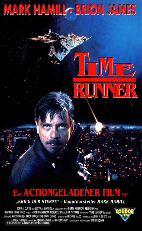 Time Runner - German VHS movie cover