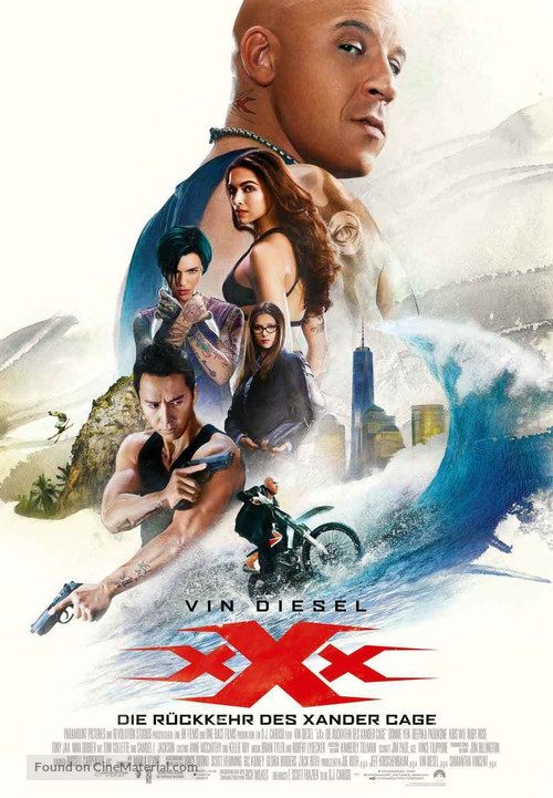 xXx: Return of Xander Cage - Austrian Movie Poster