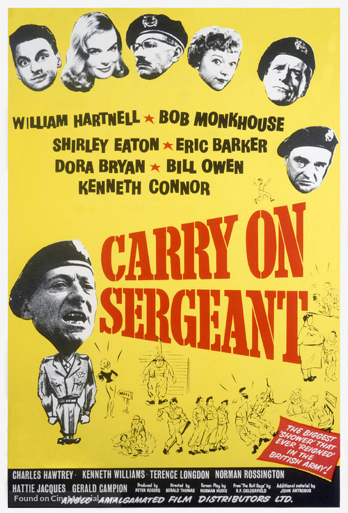 Carry on Sergeant - British Movie Poster
