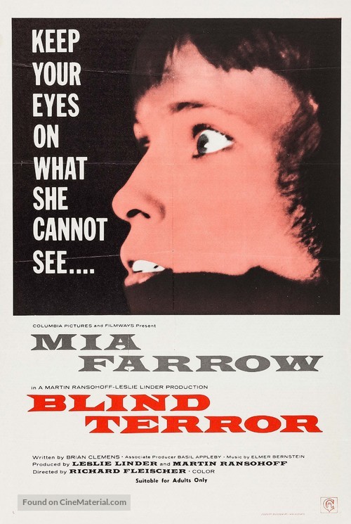 Blind Terror - Australian Movie Poster