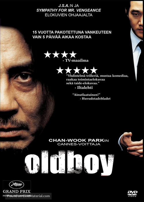 Oldboy - Finnish Movie Cover