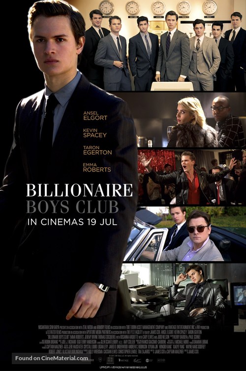 Billionaire Boys Club - Malaysian Movie Poster