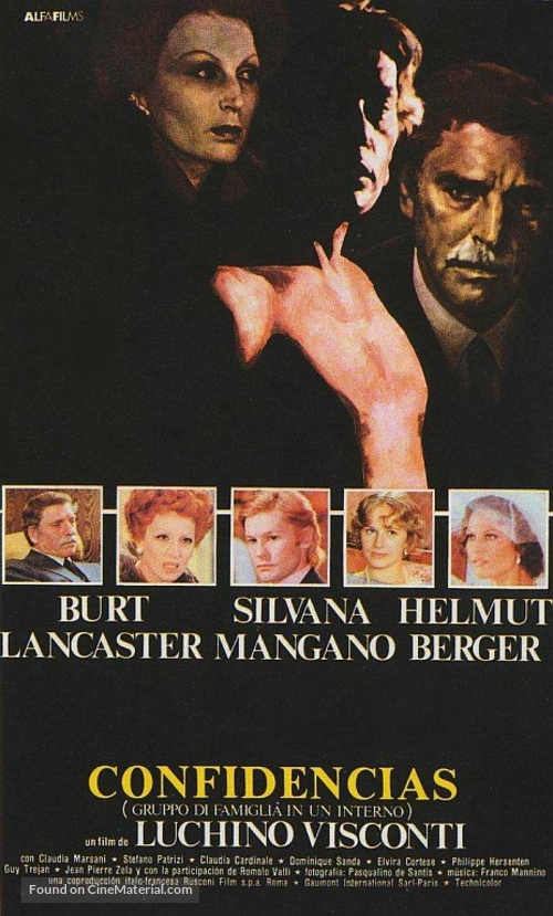 Gruppo di famiglia in un interno - Spanish Movie Poster