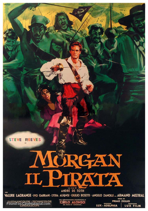 Morgan il pirata - Italian Movie Poster