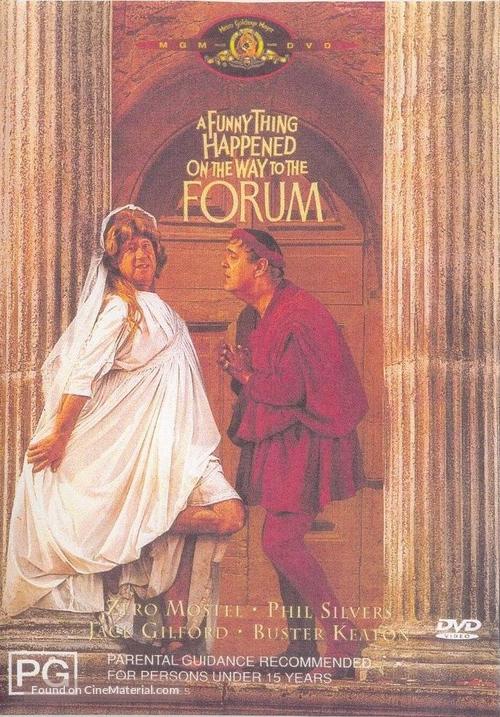 A Funny Thing Happened on the Way to the Forum - Australian DVD movie cover