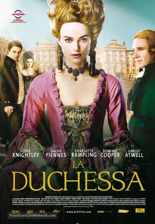 The Duchess - Italian Movie Poster