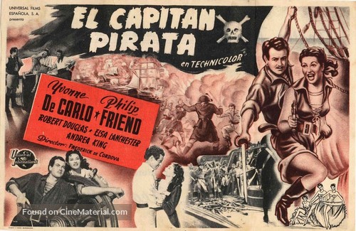 Buccaneer&#039;s Girl - Spanish Movie Poster