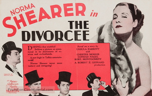 The Divorcee - poster