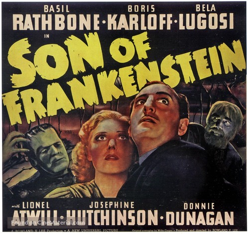 Son of Frankenstein - British Movie Poster