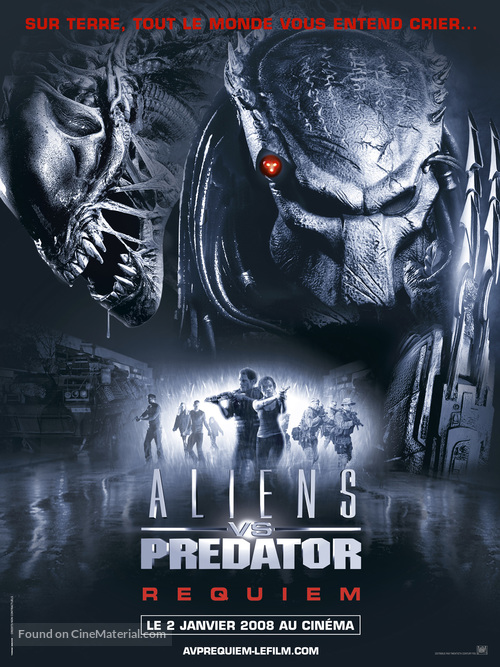 AVPR: Aliens vs Predator - Requiem - French Movie Poster