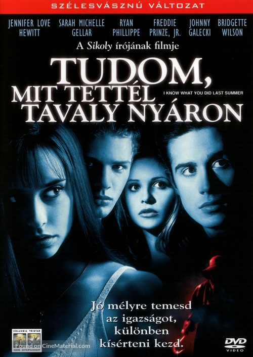 I Know What You Did Last Summer - Hungarian DVD movie cover