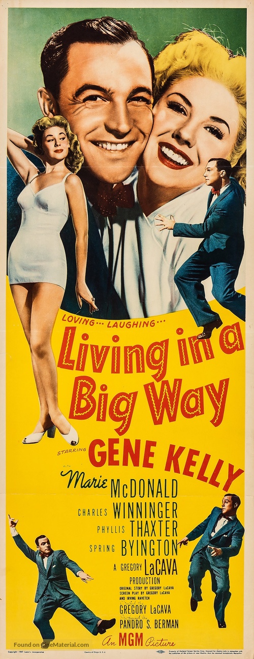 Living in a Big Way - Movie Poster