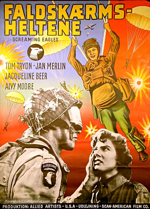 Screaming Eagles - Swedish Movie Poster