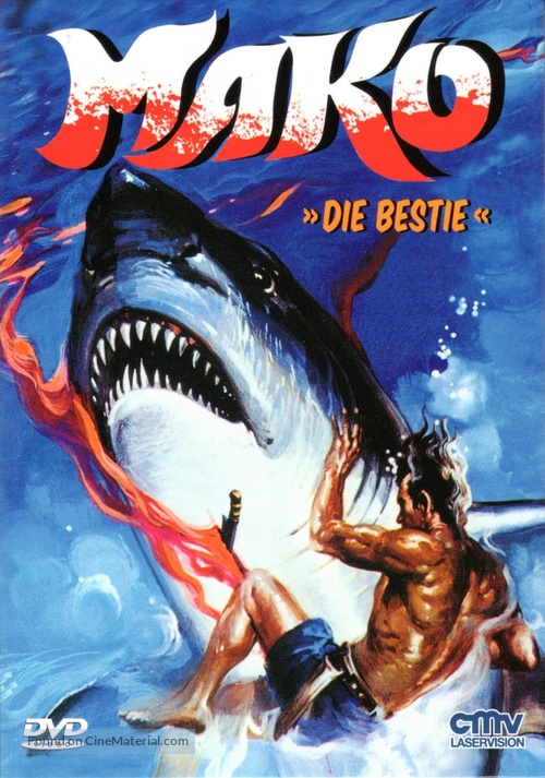 Mako: The Jaws of Death - German DVD movie cover