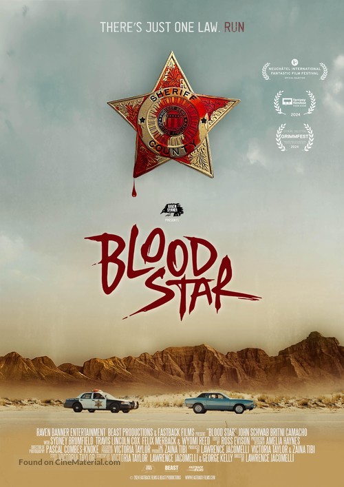 Blood Star - British Movie Poster