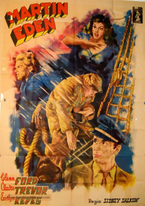 The Adventures of Martin Eden - Italian Movie Poster