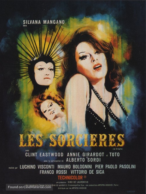 Le streghe - French Movie Poster
