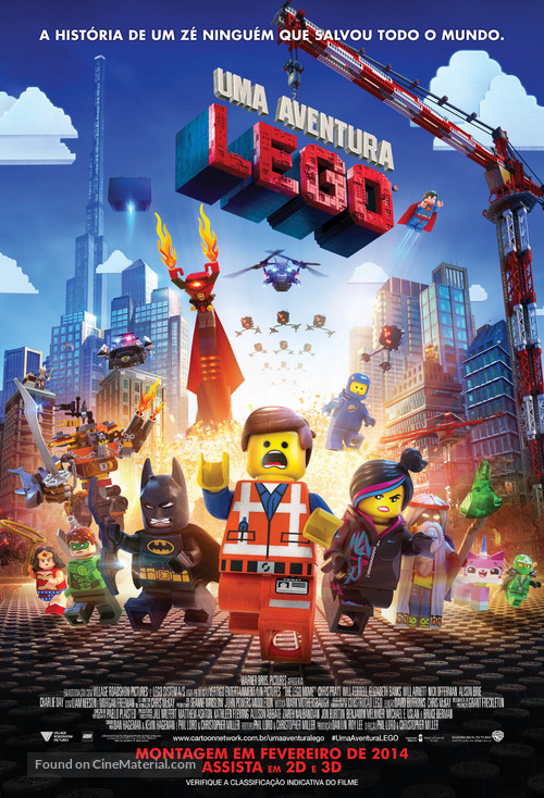 The Lego Movie - Brazilian Movie Poster
