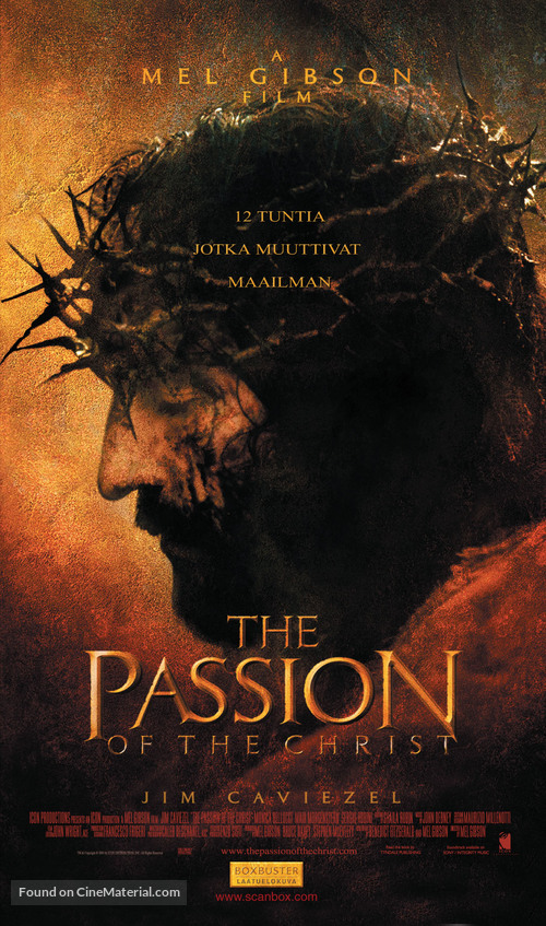 The Passion of the Christ - Finnish VHS movie cover